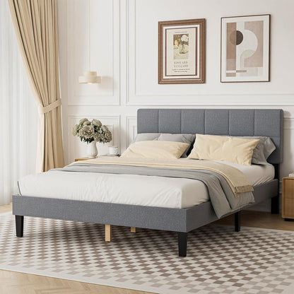 FULL Bed Frame with Headboard BF-114WF