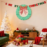StockMAX Illuminated Christmas Wreath - Outdoor Holiday Decor with Remote