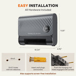 StockMAX Electric Wall Heater 1500W, 12-Hour Timer for Indoor