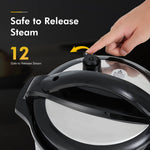 StockMAX 12-in-1 Electric Pressure Cooker with Stainless Steel Pot