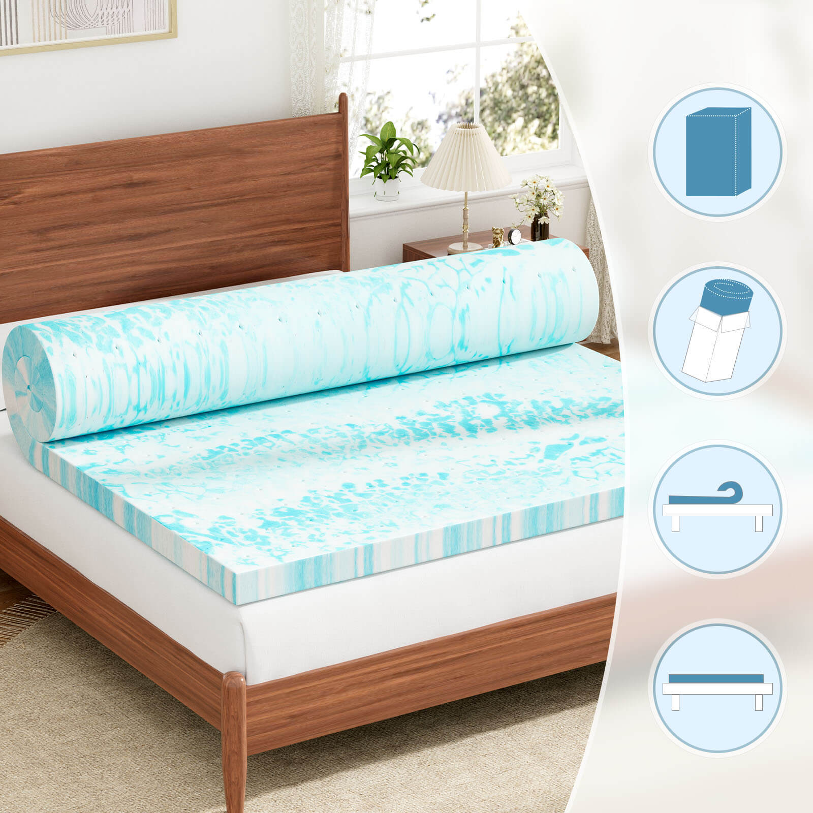 StockMAX Memory Mattress Relieves Back Pain(3 IN)