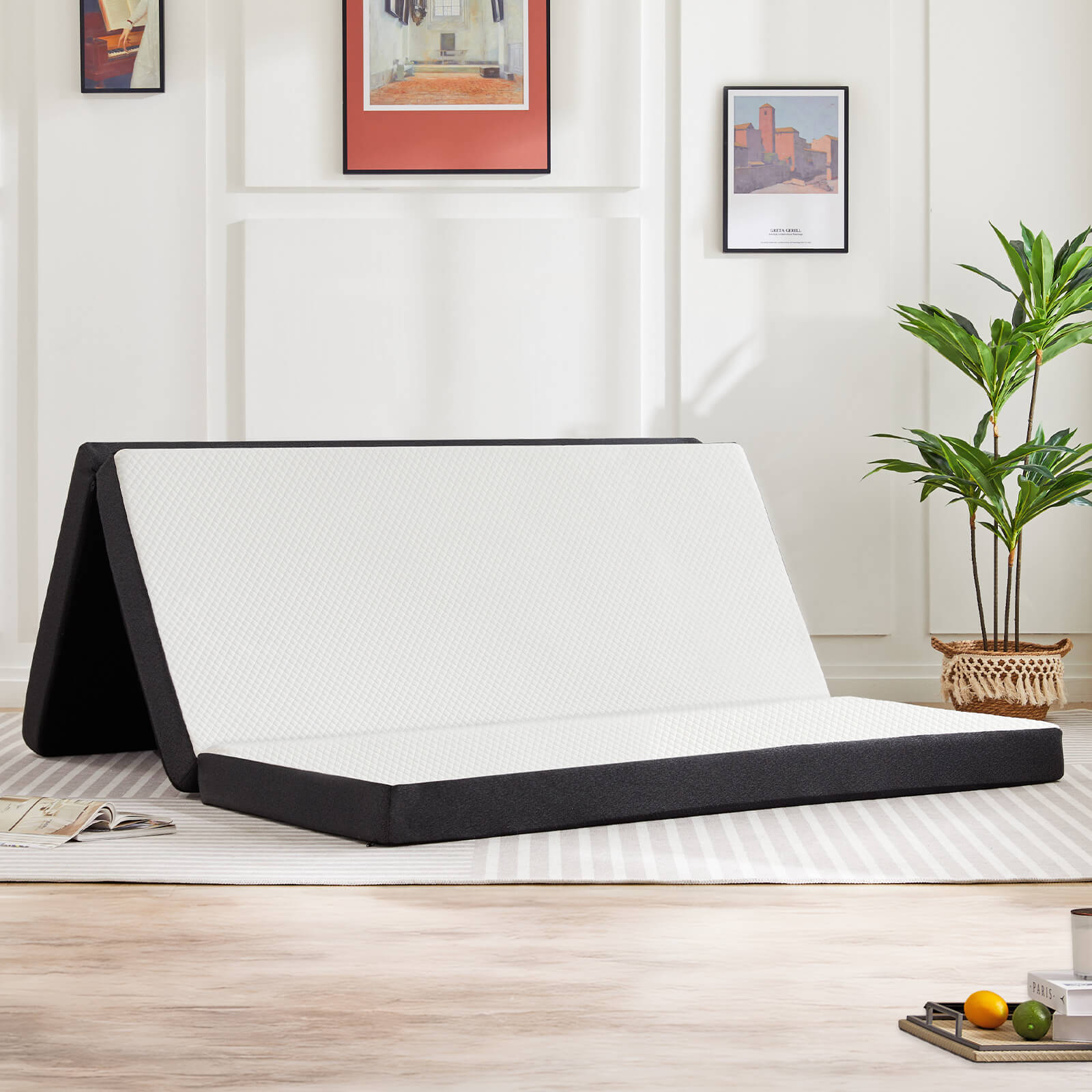 StockMAX Mattress Foldable for Bedroom for a Good Night's Sleep(3IN)