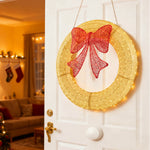 led christmas wreath