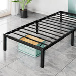 StockMAX Heavy Duty Metal Bed Frame with Under-Bed Storage for Bedroom