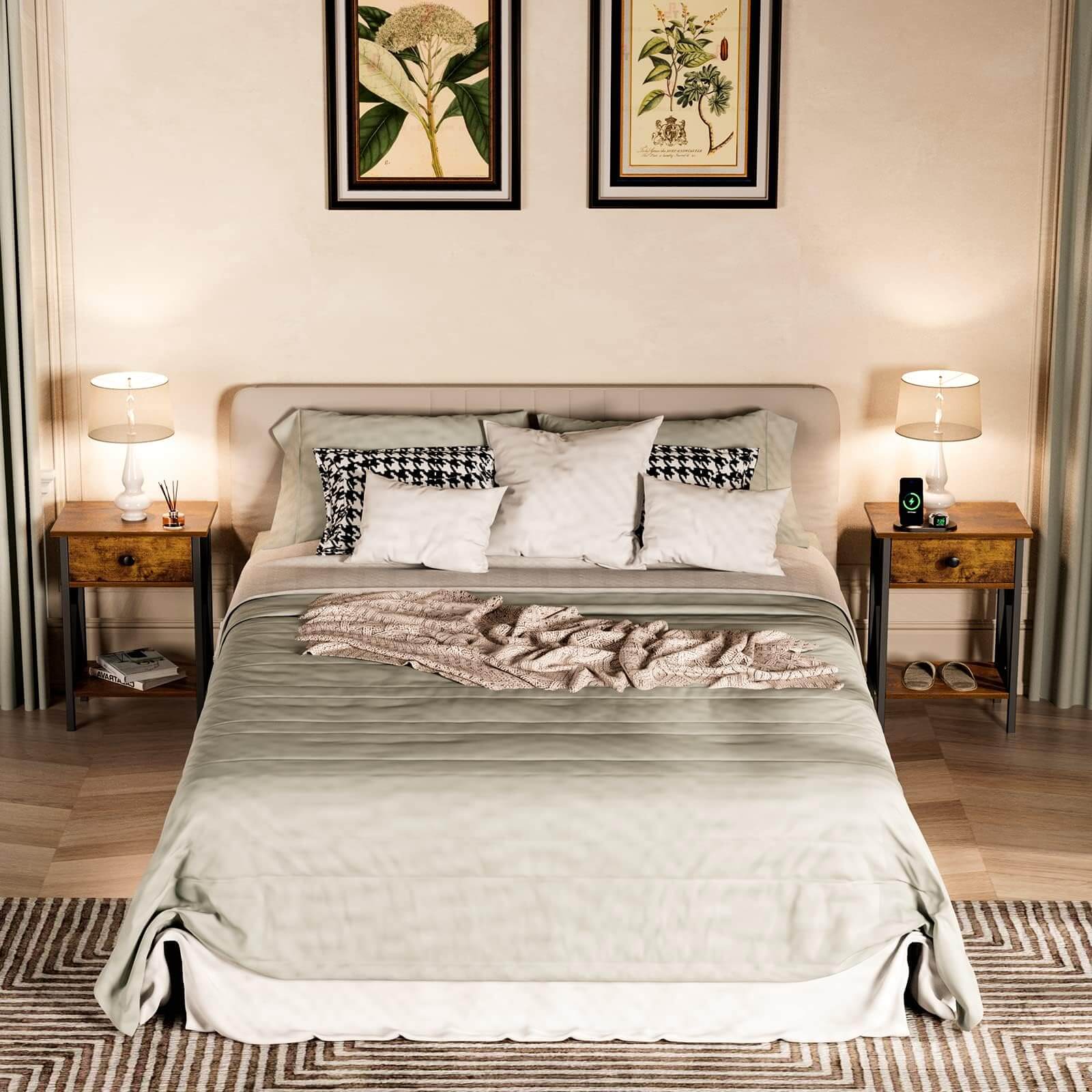 nightstands-set-of-2#Color_Brown