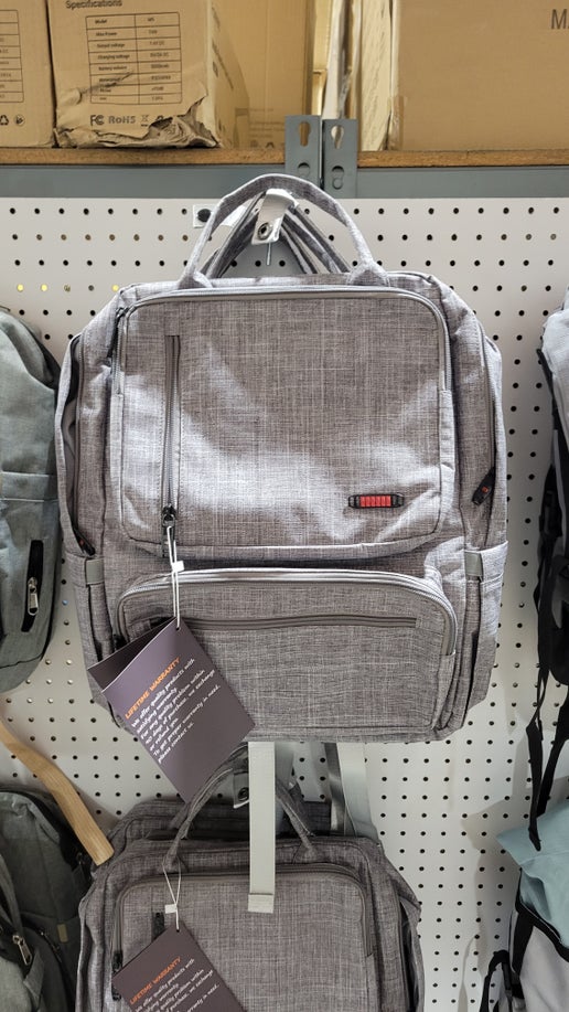 Backpack Grey USB Charging