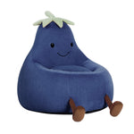 StockMAX Eggplant Bean Bag Chair – Soft ＆ Supportive