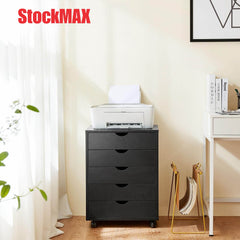 storage-cabinet-dressers-with-wheels-5-White#Color_Black#Style_5 Drawers